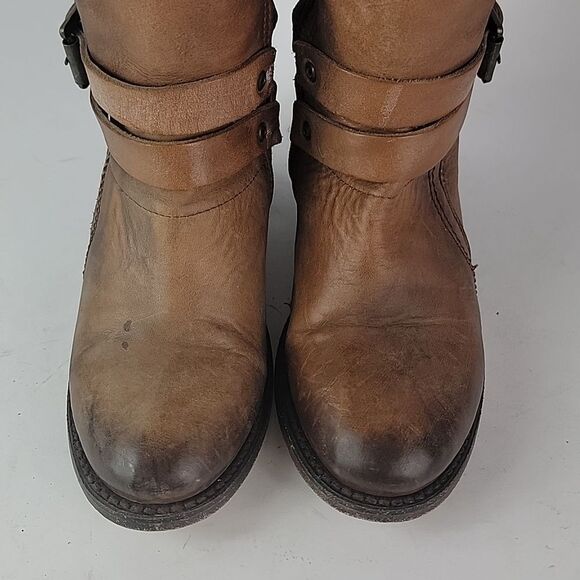 Freebird By Steven Clive Brown Leather Women's Boots - Picture 13 of 15